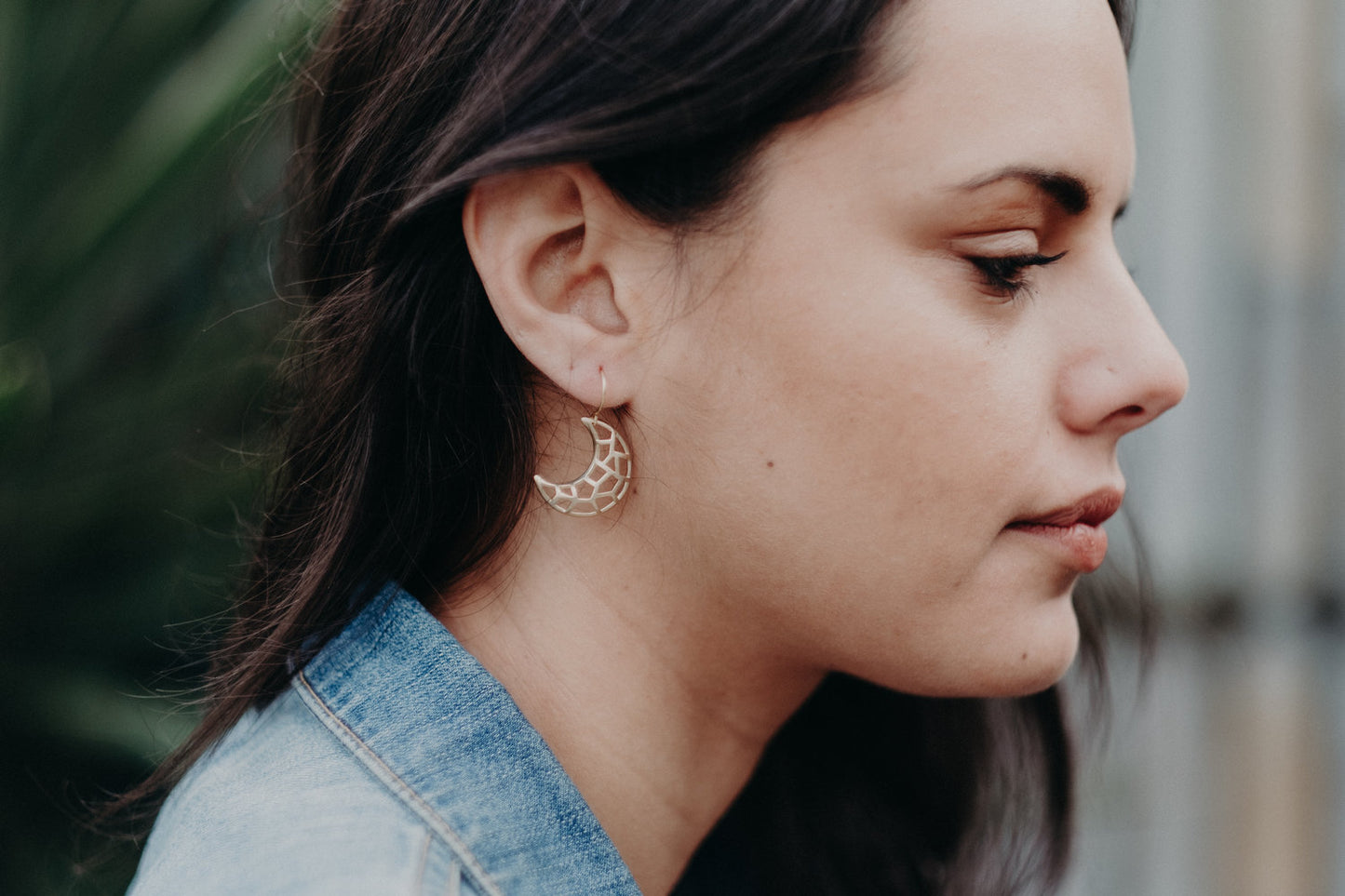 MOSAIC MOON EARRINGS