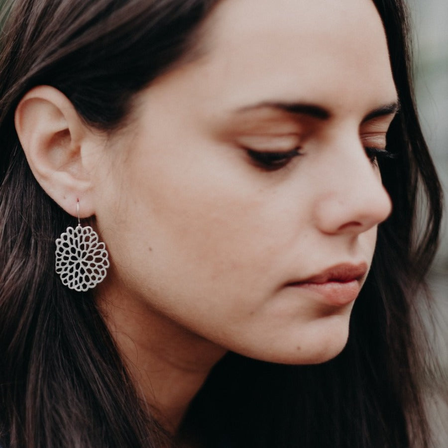 CHRYSANTHEMUM EARRINGS