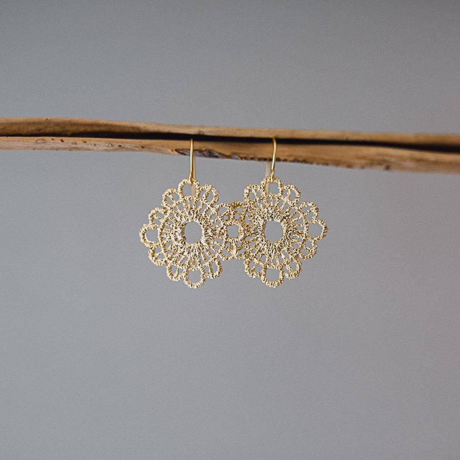 LACE DOILY EARRINGS