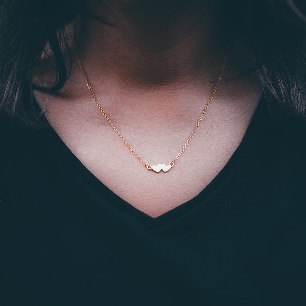 TWO HEARTS NECKLACE