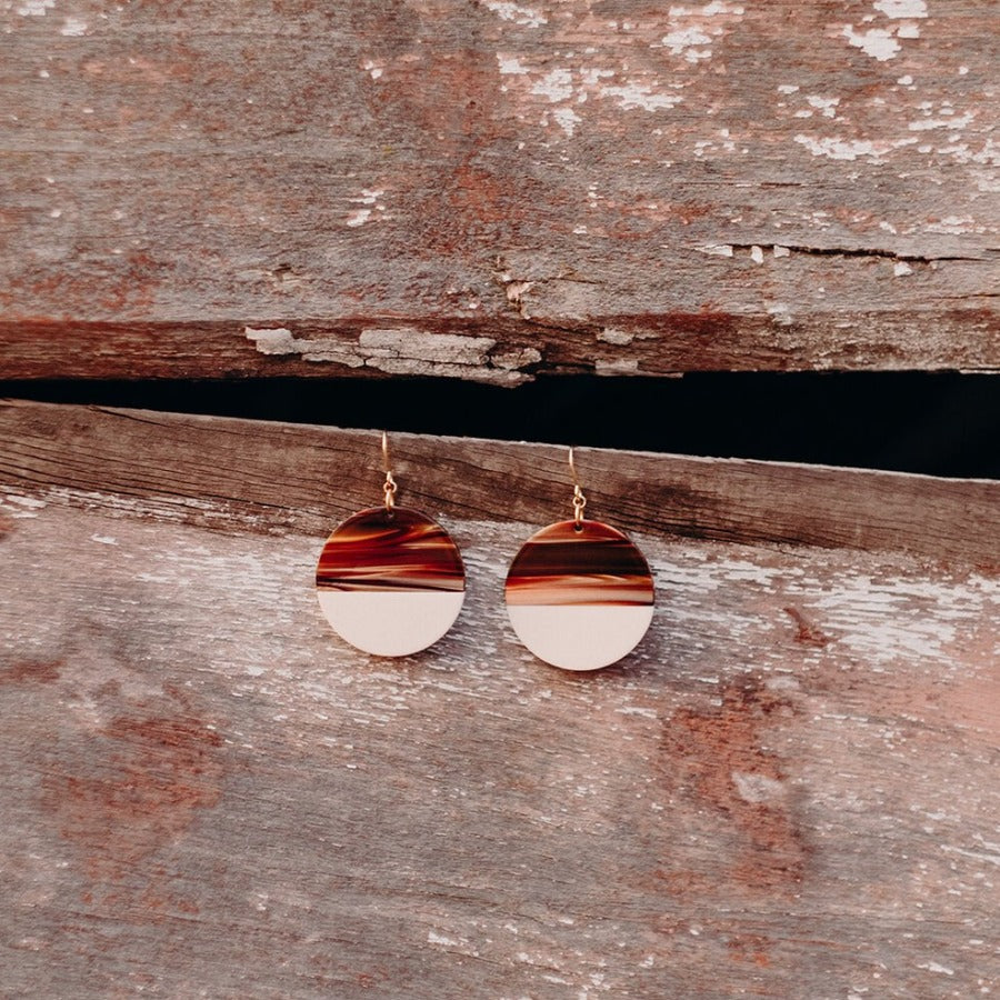HALF/HALF ROUND DISCS (TORTOISE SHELL/PLAIN)