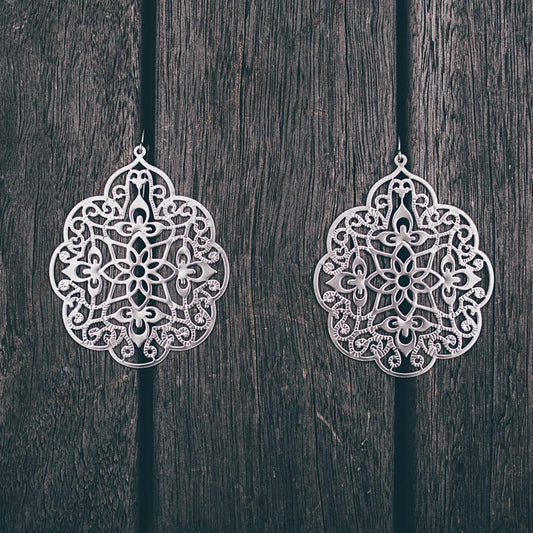 LARGE FILIGREE EARRINGS